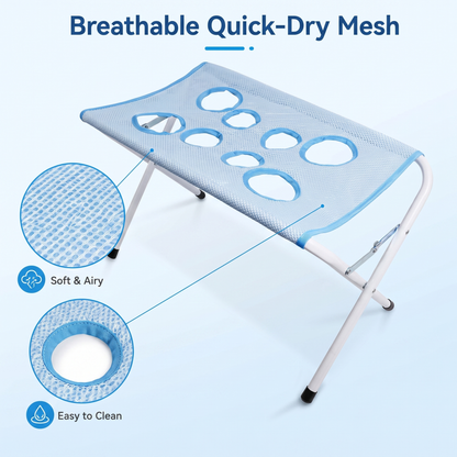 Close-up of PupWash breathable mesh and paw holes